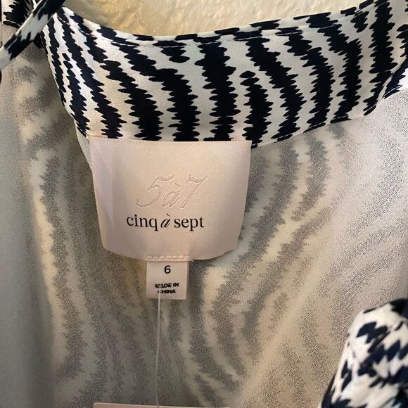NWT  CINQ A SEPT CHRISTEL DRESS Size 6 - Picture 7 of 9